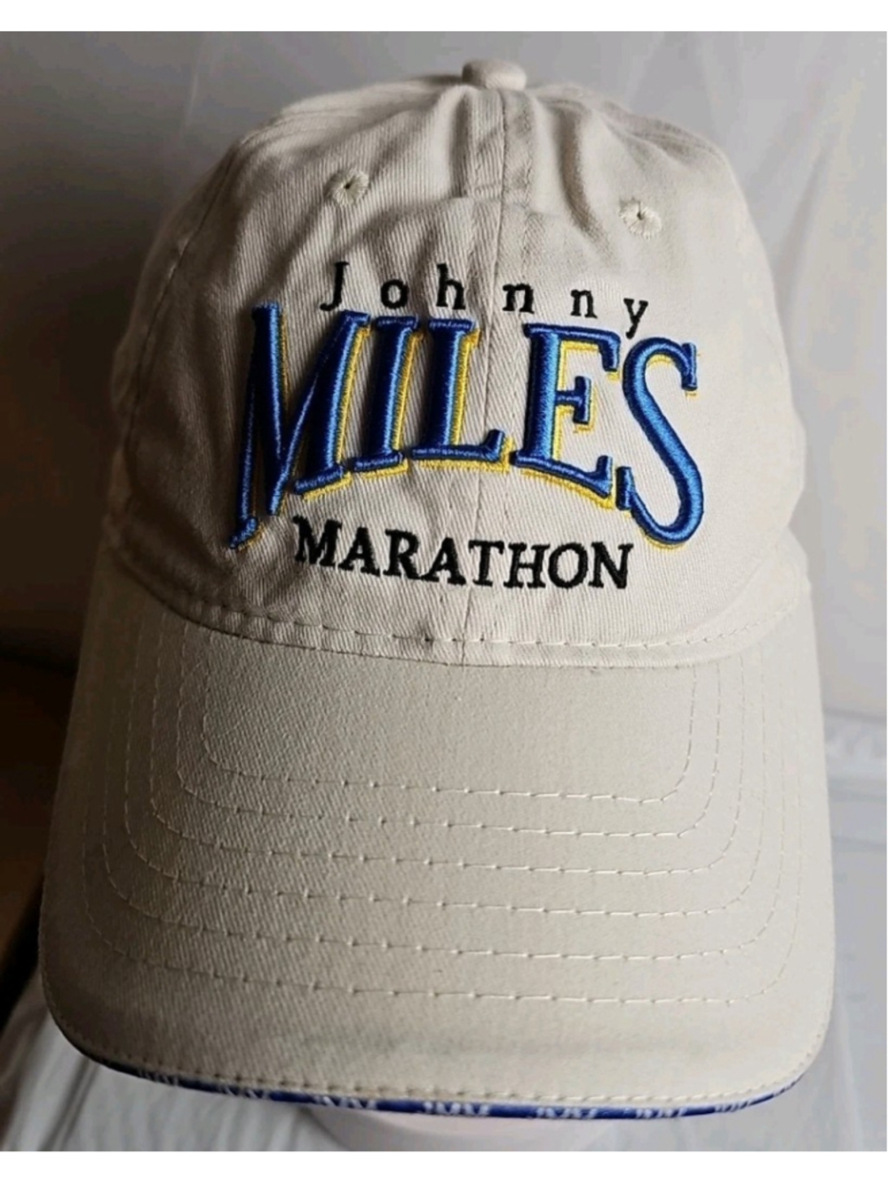 Vintage 2005 Johnny Miles Marathon Hat Adjustable Strapback Nova Scotia 30th Ann